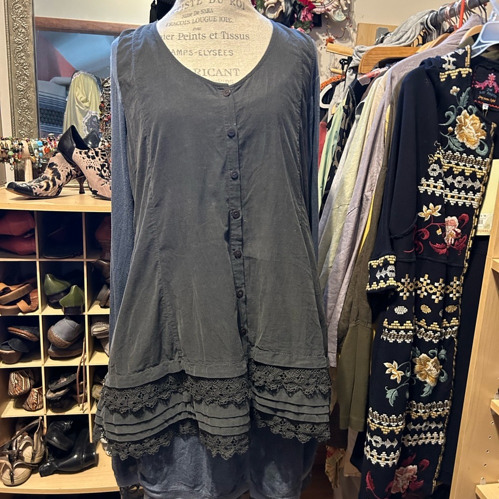 Velvet vest made in Italy #13